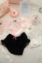Princess sweet lolita underwear Japanese sweet girl flash cotton underwear and lace yarn style sub bow briefs female MHH NK049 2024 - buy cheap