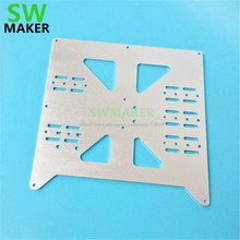 Upgrade Aluminum Y Carriage Plate V3 bed support for DIY Wanhao Duplicator i3/Monoprice Maker Select high quality 2024 - buy cheap