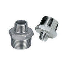 1/2"x3/8" Hex Nipple Threaded Reducer Male x Male Pipe Fittings Stainless Steel SS304 New High Quality 2024 - compre barato