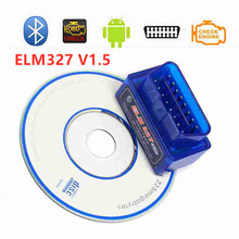 ELM 327 V 1.5 Diagnostic Scanner Mini Elm327 Bluetooth For Android Real PIC18F25K80 Chip OBD2 ELM327 V1.5 Car Diagnostic Tool 2024 - buy cheap