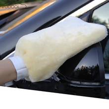 Automobile Car Wash Gloves Double-sided Faux Wool Fabric Thickened Plush Cleaning Waxing Mitt Auto Care Brush Cleaning Rag 2024 - buy cheap