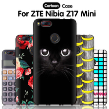 JURCHEN Soft Silicone Phone Case For ZTE Nubia Z17 Mini Case 5.2 inch Cartoon Print Back Cover For ZTE Nubia Z17 Mini Case Cover 2024 - buy cheap