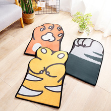 Short Bounce Cartoon Cat Palm Shape Absorbent Foot Mat Pad Home Bedroom Bathroom Door Non-slip Mat Floor Pad Pet Cushion Gift 2024 - buy cheap