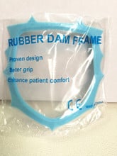 12 Pcs/ set BLUE COLOR New Dental Plastic Rubber Dam Frame Holder Instrument for sale free shipping 2024 - buy cheap