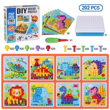 202Pcs Drill Screw Group Toys Nut Disassembly Assembly Tools Sets DIY 3D Puzzle Toys Children STEM Educational Toys Kids Gifts 2024 - buy cheap