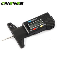 Onever Car Digital Tyre Tire Tread Depth Tester Gauge 0-1inch Measurer Tool Caliper LCD Display TPMS Tire Monitoring System 2024 - buy cheap