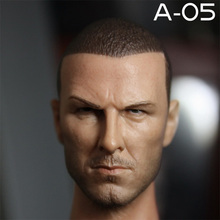 A-05 a escala 1/6, cabeza masculina Europea esculpida, cabeza de estrella de fútbol, cuerpo de figura de acción de 12 pulgadas 2024 - compra barato