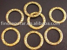 FREE SHIPPING 450pcs Antiqued gold heart circle links 14mm A1G 2024 - buy cheap