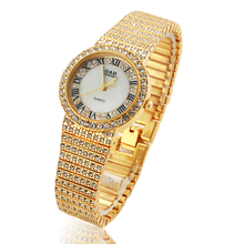 G & D Роскошные Брендовые женские часы, золотые женские часы, женские часы-браслет, кварцевые наручные часы, Relogio Feminino Reloj Mujer 2024 - купить недорого