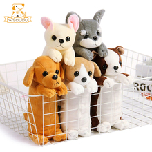 Bolsa de lápices Kawaii Husky Chihuahua, estuche de peluche para cachorros, Bulldog, Shar, Pei, Juguetes 2024 - compra barato