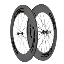 Комплект колес для шоссейного велосипеда SCC Carbon, ширина 88 мм, глубина 23 мм, трубчатые велосипедные колесные диски, столб 1420 спиц 2024 - купить недорого