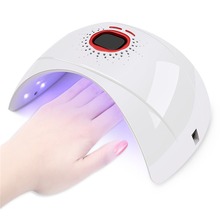 Lámpara UV LED de 48W para uñas, secador de uñas para todo tipo de geles, luz solar, temporizador de detección infrarroja, pantalla LCD inteligente para manicura 2024 - compra barato