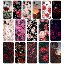 Capa de silicone tpu macio com rosas e flores do dia dos namorados, para huawei nova 3 3i p smart, 287h 2024 - compre barato