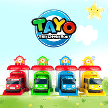 KIDAMI 4 шт. Набор игрушечных машин корейский мультяшный мини TAYO автобус такси детские развивающие игрушки выброс маленький автобус детская иг... 2024 - купить недорого