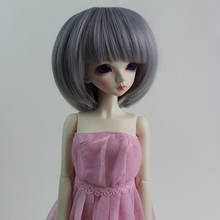 Newest Style 1/3 1/4 1/6 Bjd Wig High Temperature Cute Grey Short Doll Wig Msd SD BJD Hair Wig 2024 - buy cheap