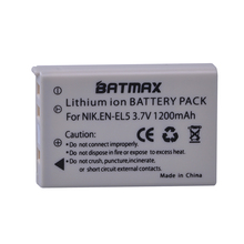 1Pcs EN-EL5 EL5 ENEL5 Camera Battery for Nikon MH-61 P100 P3 P4 P500 P510 P5000 P5100 P6000 P80 P90 S10 3700 4200 5200 5900 7900 2024 - buy cheap