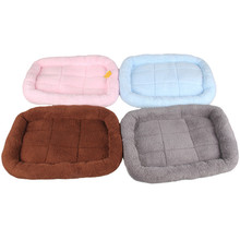 Soft Fleece Kennel Dog Cat Pads Warm Puppy Bed Mat For Small Big Large Pet Lounger Sofas Labrador Husky Blanket Cushion S-XXL 2024 - buy cheap