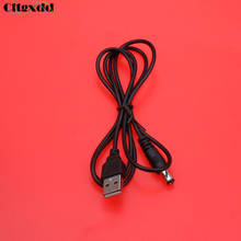 cltgxdd USB Port To 5.5 * 2.1mm 5V DC Barrel Jack Power chargind Cable Connector black color, length=1m 2024 - buy cheap