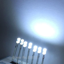 100 unids/lote de LED cuadrados, diodo emisor de luz blanca superbrillante 2*3*4MM 1600-1800mf 2024 - compra barato