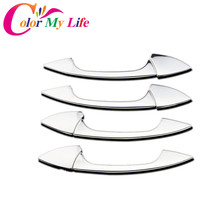 Color My Life Stainless Steel Door Handle Cover Trim Door Bowl Decoration Sticker For Benz GLK X204 200 260 300 Accessories 2024 - buy cheap
