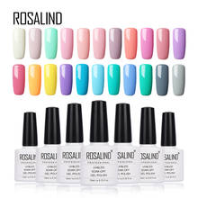 Rosalind Gel 1 10ml Pure Color Nail Gel Polish Vernis Semi-Permanant Nail Art UV LED Top Base Coat for stamping Gel Varnishes 2024 - buy cheap