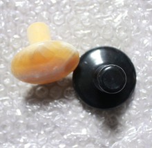 yellow jade and basalt massage stone 2 pcs 2024 - buy cheap