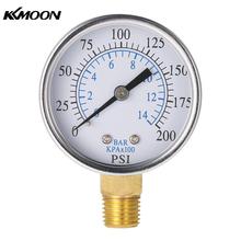 50mm 0~200psi 0~14bar Pool Filter Water Pressure Dial Hydraulic Pressure Gauge Meter Manometer 1/4 NPT Thread manometre pression 2024 - buy cheap