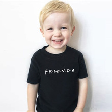 Camisetas de Friends para niños y niñas, camiseta de manga corta con letras a la moda, ropa informal de verano, novedad 2024 - compra barato