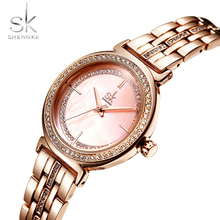 Shengke Watch Women Watches Top Brand Luxury Women Wrist Watch SK Fashion Rose Gold  Bracelet Ladies Watch Clock Reloj Mujer 2024 - buy cheap