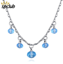 Boho Crystals From Swarovski Necklaces Pendants For Women Bohemian Bead Tassel Necklace Vintage Fashion Collar Costume Jewelry 2024 - buy cheap