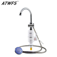 Atwfs-torneira com ducha elétrica, aquecimento instantâneo para cozinha, banheiro, piscina, 220v, 3000w 2024 - compre barato