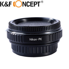 K & F Concept-anillo adaptador de montura de lente para Nikon a Pentax K PK, adaptador de montaje con cristal para Pentax Cuerpo de Cámara 2024 - compra barato