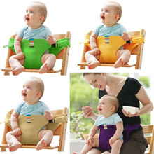 Silla de comedor para bebé, cinturón de seguridad, asiento infantil portátil, cubierta de silla de comedor, cinturón fijo 2024 - compra barato