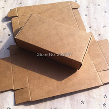 350gsm Kraft paper rectangle box 110x60x22mm handmade gift packing box for candy 50pcs lot 2024 - buy cheap