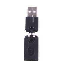 Adaptador usb 2.0 macho para fêmea 360 graus, adaptador flexível giratório usb 1 peça 2024 - compre barato