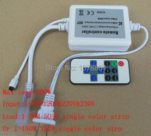 LED controller wireless IR remote controller& remote IR dimmer operated 110V&120V&220V&230V led strip light 2024 - buy cheap
