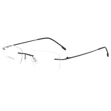 MY DOLI  unisex rimless hinged memory metal  eyewear optical frames 1 lot  50PCS factory price  wholesale 808 2024 - buy cheap