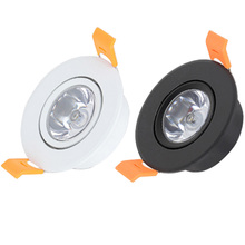 Mini lámparas LED de alta potencia para empotrar en el techo, regulable de 3W luz descendente, para sala de estar, armario, dormitorio, CA de 110V y 220V 2024 - compra barato