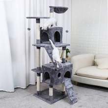 Cat Tree Cat Tree Tower Furniture Kitten Playhouse Sisal Covered Scratching Posts Perches Platforms Ladder with Scratching Post 2024 - buy cheap