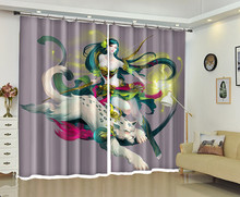 Female warrior 3D Curtains bedroom Luxury Blackout window Curtain Living Room Cortina Drapes Rideaux Customized size pillowcase 2024 - buy cheap