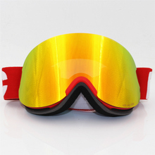 1:1 Original Lid ski goggles Double layers anti-fog lens big ski mask glasses skiing men women snow snowboard Clarity Retina 2024 - buy cheap