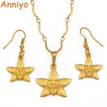 Anniyo Small Star Pendant Necklaces for Women Girls Papua New Guinea Gold Color Jewellery PNG National Itmes #102006 2024 - buy cheap