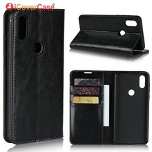 Estojo De Couro genuíno Para Xiao mi mi mi x 3 Tampa Do Acessório Do Telefone Bag Para Estojo de Couro Carteira De Negócios De Luxo xiao mi mi x3 Coque 2024 - compre barato