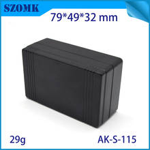 1 piece, 79*49*32mm szomk black abs plastic enclosure instrument housing control box oem power supply plastic device box 2024 - buy cheap