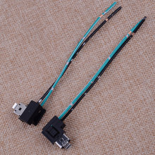 CITALL New 2Pcs Universal Car Auto H1 Fog Light Replacement Connector Lamp Bulb Extension Wire Harness Socket 2024 - buy cheap