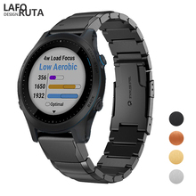 Laforuta-Correa de Metal Forerunner 945 para Garmin Forerunner 935 Fenix 5 5Plus, pulsera de acero inoxidable, repuesto rápido de 22mm 2024 - compra barato