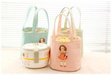 Cute Girls Printing Drawstring portable Lunch Bag Thermal Insulated Box Tote Cooler Bag Bento Pouch Lunch Storage Case BU 2024 - buy cheap