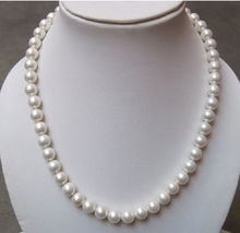 free shipping MOST BEAUTIFUL TOP GRADE AAA 9-10MM QUALITY NECKLACE PEARL 20 INCH  r a() 2024 - buy cheap