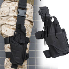 Tactical Airsoft Pistol Gun Drop Leg Thigh Holster Pouch Bag Right Hand Black 2024 - buy cheap