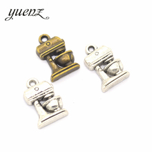 Yusiemens-colar de pingentes metálicos com contas, conjunto com 20 peças, faça você mesmo, contas de abertura grande, pulseiras j124 2024 - compre barato